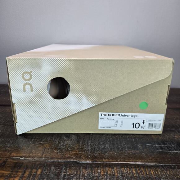 NEW On Cloud The Roger Advantage Womens Size 10 Court Tennis Shoes White - Picture 12 of 12